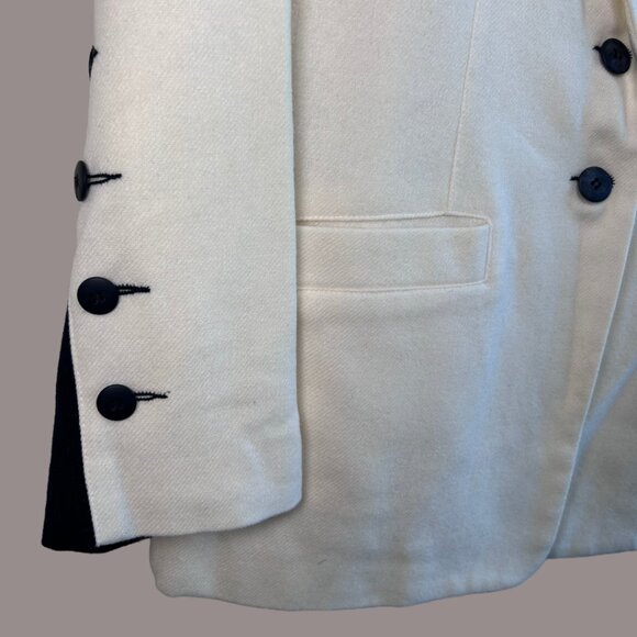 Vintage 90s Reflections by Spiegel Wool Two Button Front with Button Lined Sleev - Picture 3 of 12